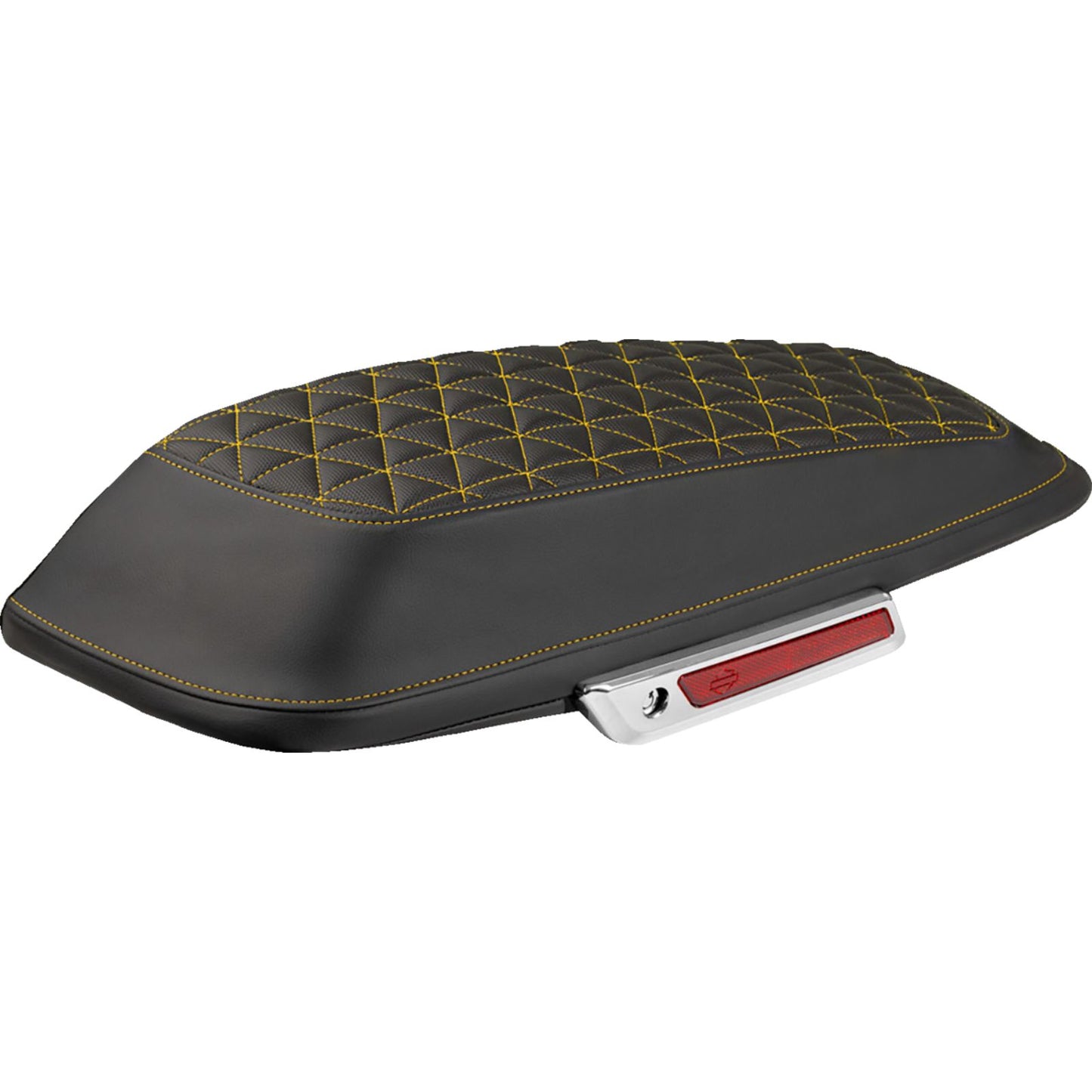 Saddlemen Saddlebag Lid Covers - Tri-Gripper - Gold Stitch - FLH/FLT '14-'25 [MPN: L870-14-21107]_2097724