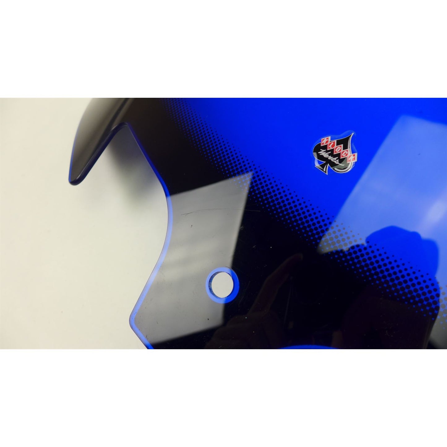 Klock Werks Kolor Flare™ Windshield - 10" - Blue OPEN BOX [MPN: KWW-04-0640]_2102173