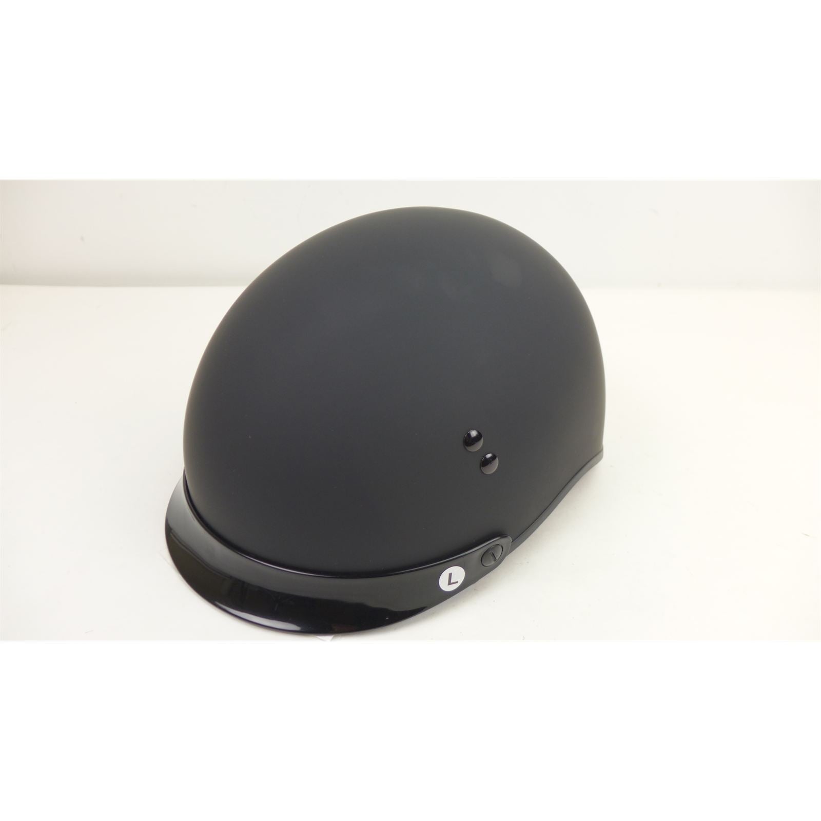 GMax HH-65 Half-Helmet Full Dressed - Matte Black - Large OPEN BOX [MPN: H9650076]_2104206
