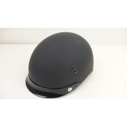 GMax HH-65 Half-Helmet Full Dressed - Matte Black - Large OPEN BOX [MPN: H9650076]_2104206
