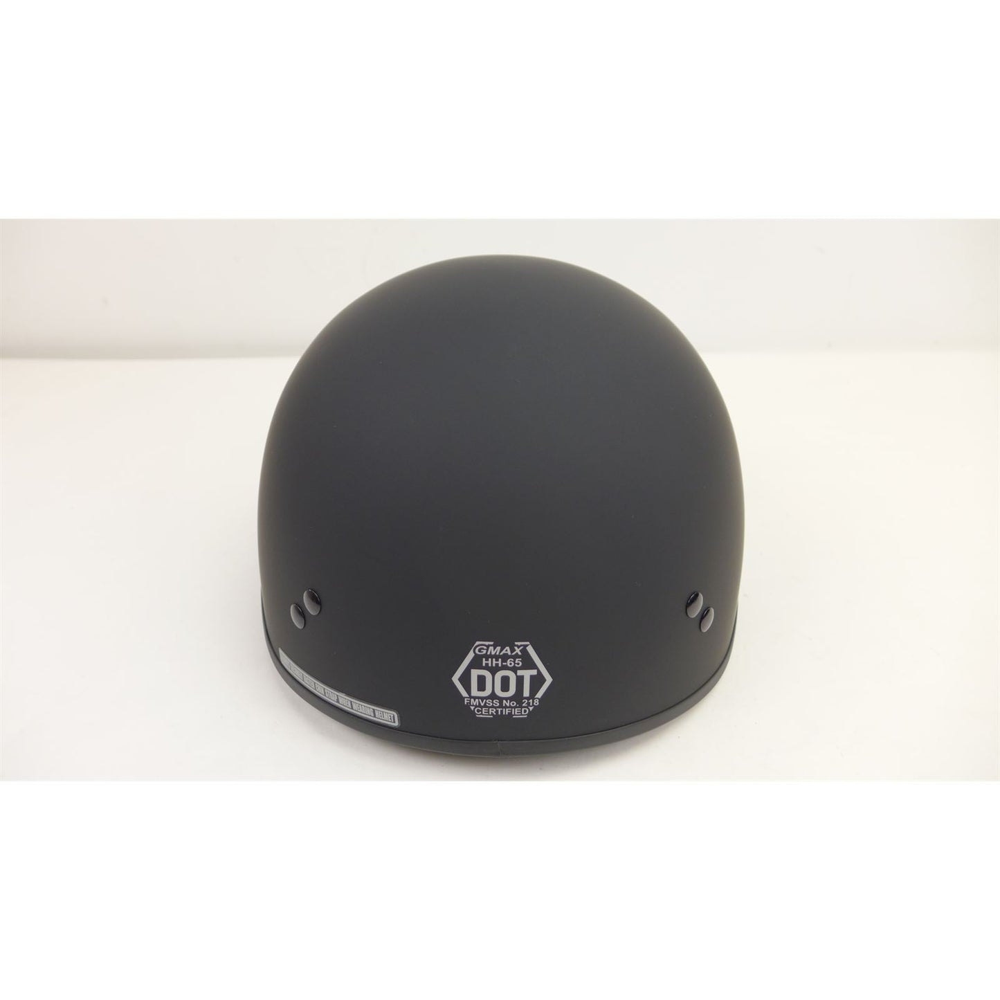 GMax HH-65 Half-Helmet Full Dressed - Matte Black - Large OPEN BOX [MPN: H9650076]_2104207