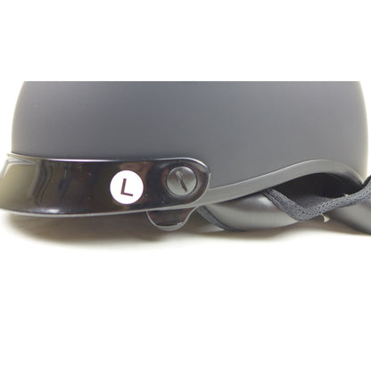 GMax HH-65 Half-Helmet Full Dressed - Matte Black - Large OPEN BOX [MPN: H9650076]_2104208