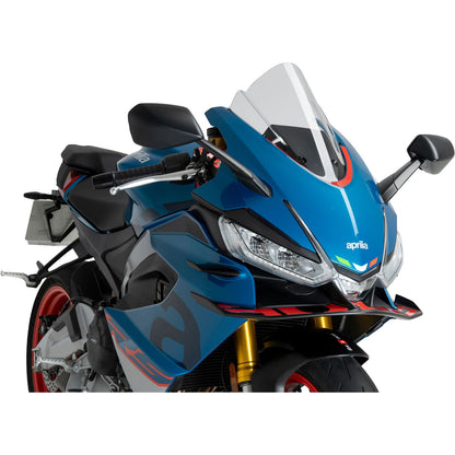 Puig Windscreen Z-Racing - Clear Compatible with Aprilia RS660 [MPN: 22644W]_2104492