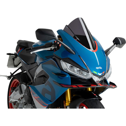 Puig Windscreen Z-Racing - Dark Smoke Compatible with Aprilia RS660 [MPN: 22644F]_2104543