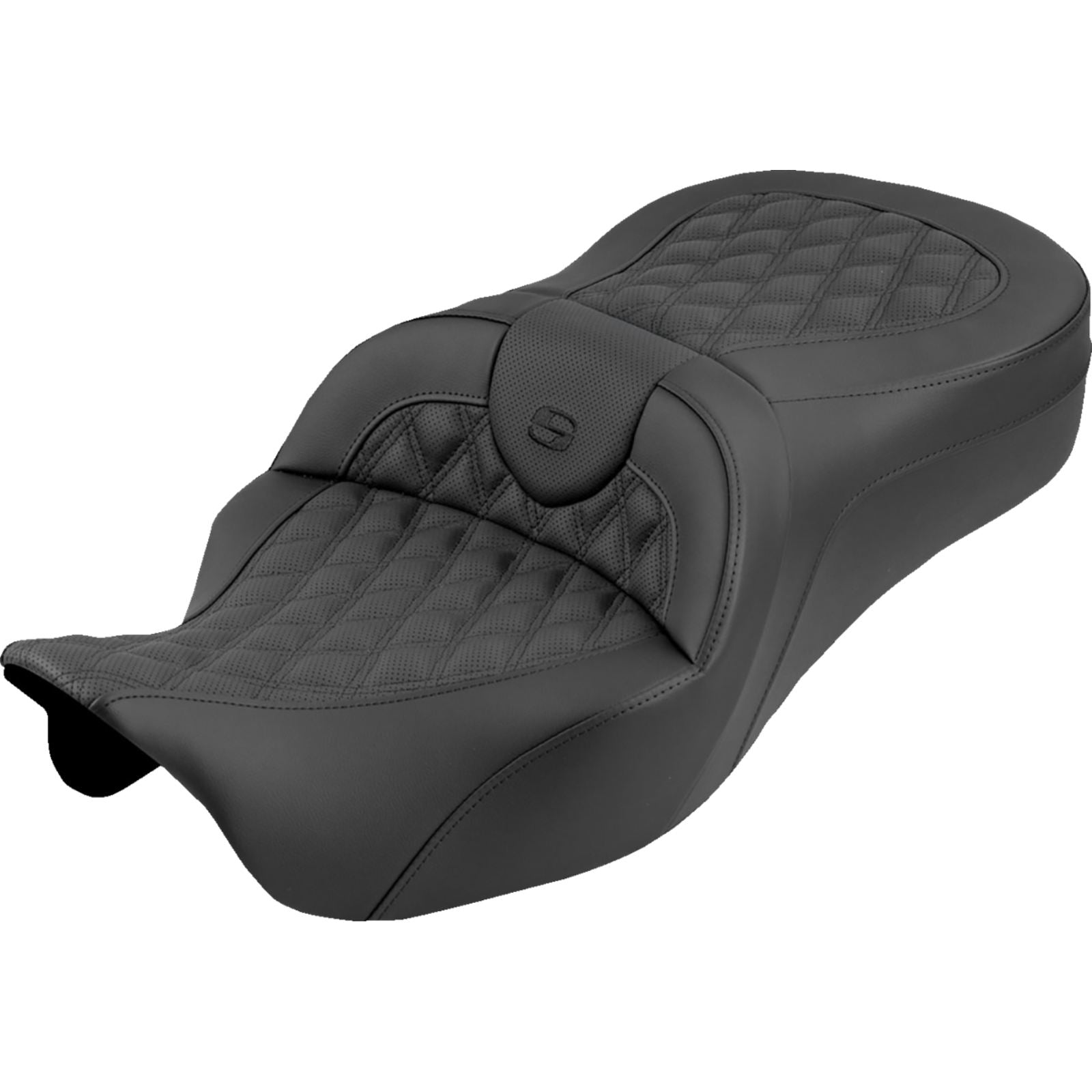 Saddlemen Roadsofa™ King Seat - Lattice/Black Stitch - FLH/FLT '08-'25 [MPN: 808-07B-182S00]_2103642