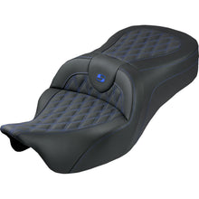 Saddlemen Roadsofa™ King Seat - Lattice/Blue Stitch - FLH/FLT '08-'25 [MPN: 808-07B-182S01]_2103608
