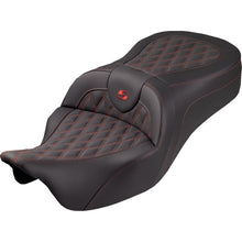 Saddlemen Roadsofa™ King Seat - Lattice/ Red Stitch - FLH/FLT '08-'25 [MPN: 808-07B-182S04]_2103865