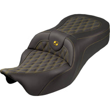 Saddlemen Roadsofa™ King Seat - Lattice/Gold Stitch - FLH/FLT '08-'25 [MPN: 808-07B-182S07]_2103858