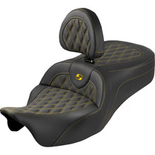 Saddlemen Roadsofa™ King Seat - Lattice/Gold Stitch - FLH/FLT '08-'25 [MPN: 808-07B-182SB7]_2103571