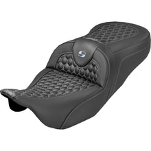 Saddlemen Extended Reach RoadSofa™ Seat - Silver Stitch for FLH/FLT '08-'25 [MPN: 808-07B-19005]_2103830