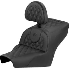 Saddlemen Roadsofa™ Seat - Lattice Stitch - With Backrest for BMW R18 '22-'25 [MPN: B22-07-182BR]_2103854