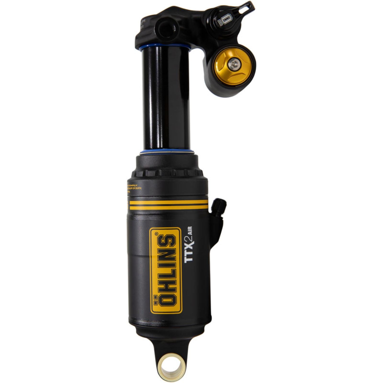 Ohlins TTX2 Air m.2 Rear Shock - Metric, 185mm x 55mm, Trunnion, Black [MPN: MTBM 2565]_2103998