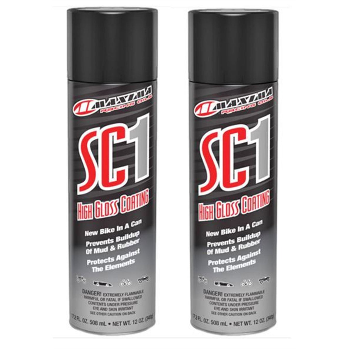 Maxima High Gloss SC1 Clear Coat Silicone Spray 12oz PACK OF 2 [MPN: 78920]_2104184