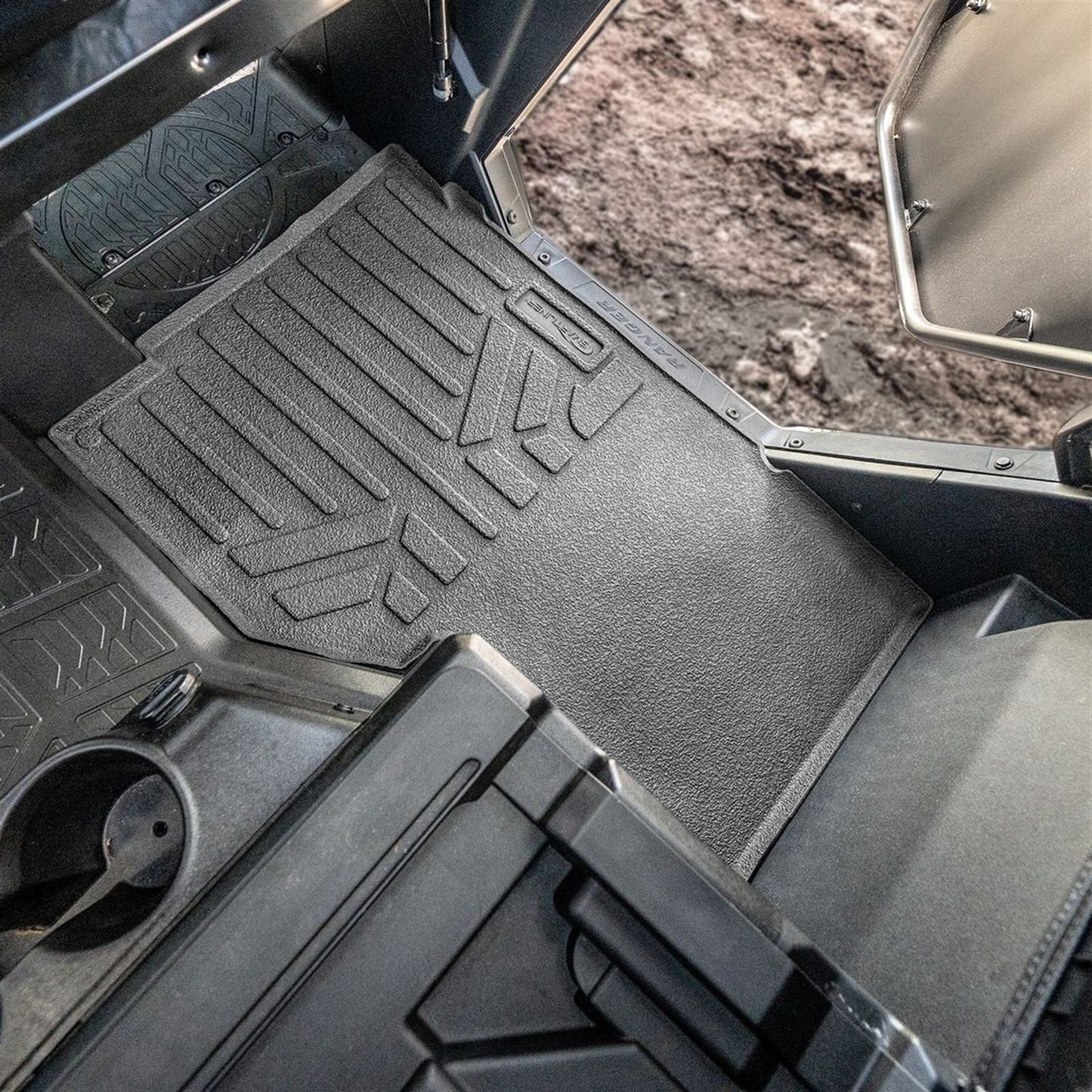 SmartLiner Floor Liner - Second Row fits Polaris Ranger Crew XP 1000 '18-26 [MPN: UB0101]_2106473