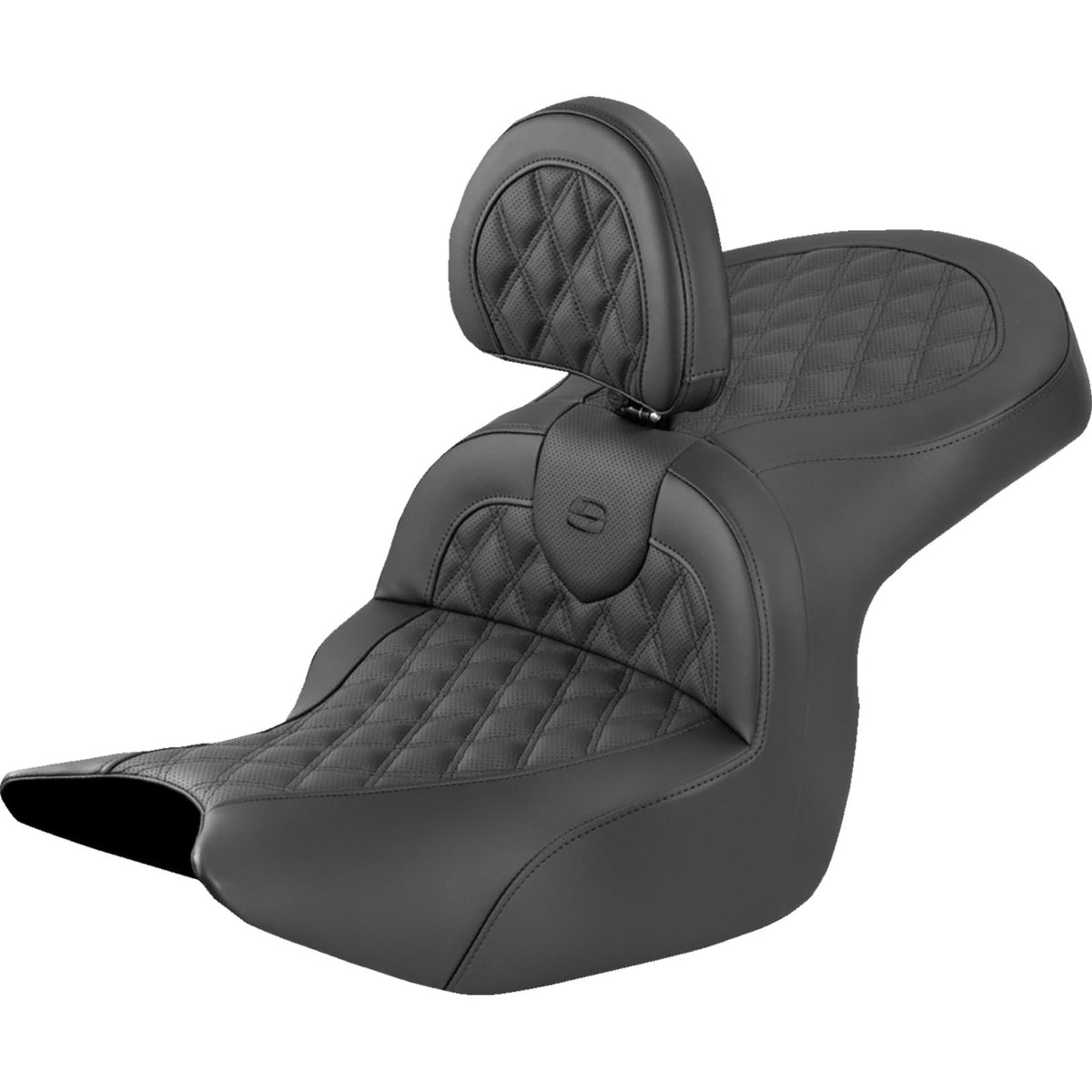 Saddlemen Roadsofa™ Seat Lattice Stitch W/Backrest for Honda Goldwing 18-26 [MPN: H18-07A-182BR]_2105146