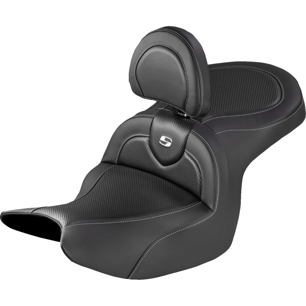 Saddlemen Roadsofa™ Seat - Carbon Fiber Inlay for Honda Goldwing '18-'26 [MPN: H18-07A-185BR]_2105187