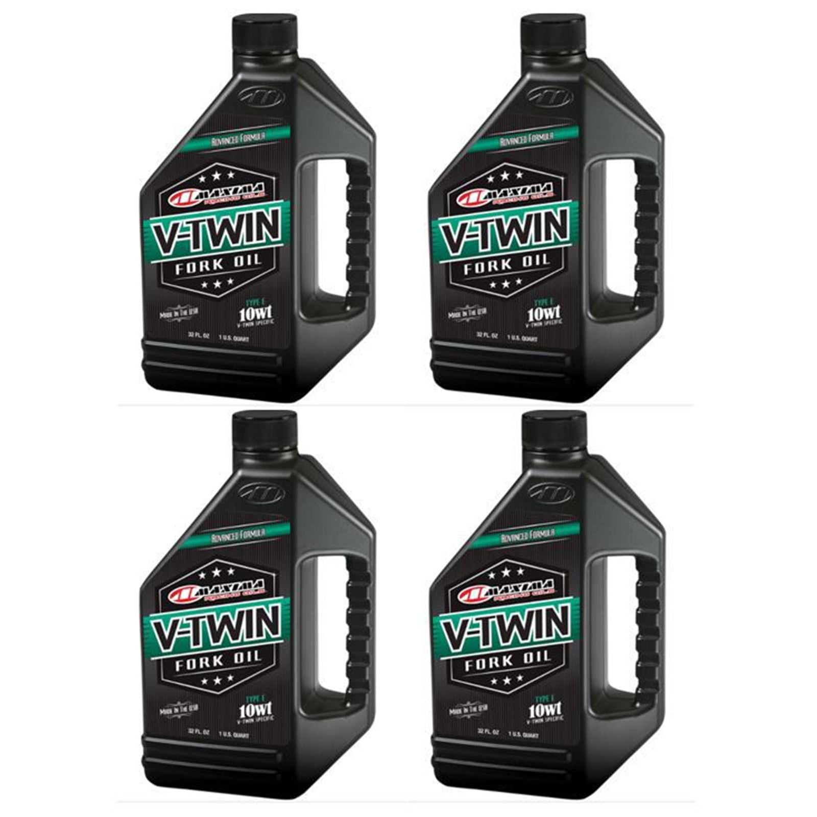 Maxima V-Twin Type E Fork Oil 10WT - 1 qt/ 32oz PACK OF 4 [MPN: 50-02901]_2110023