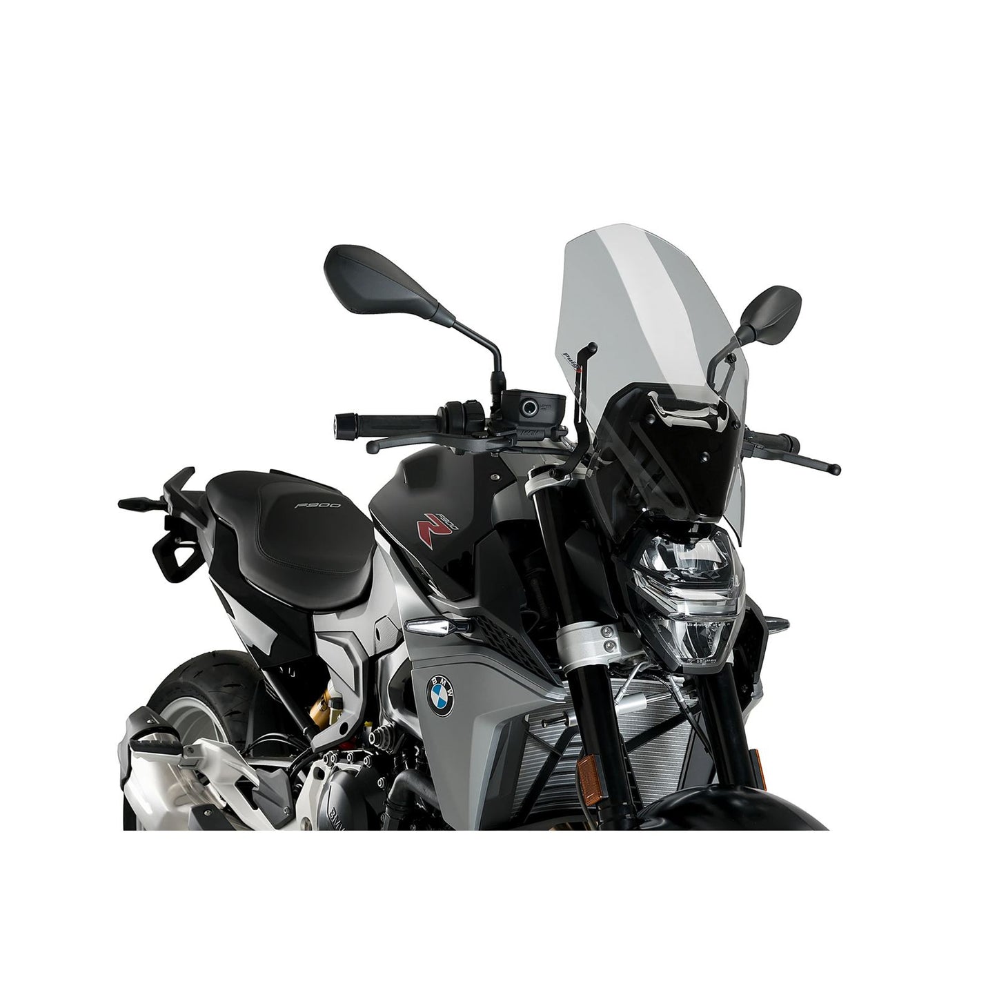 Puig Windscreen Naked New Gen Touring - Smoke Compatible with BMW F900R [MPN: 22488H]_2110767