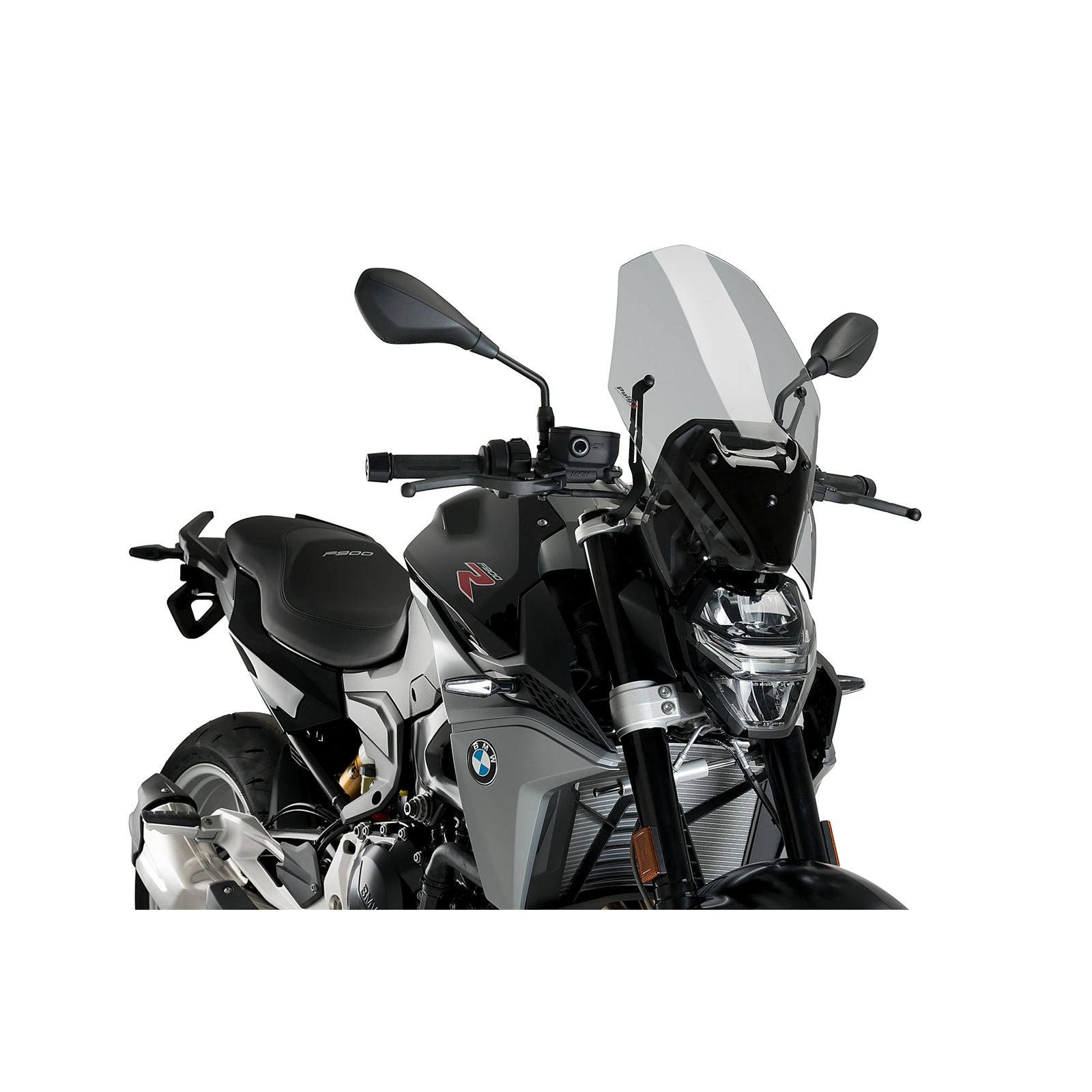 Puig Windscreen Naked New Gen Touring - Smoke Compatible with BMW F900R [MPN: 22488H]_2110767