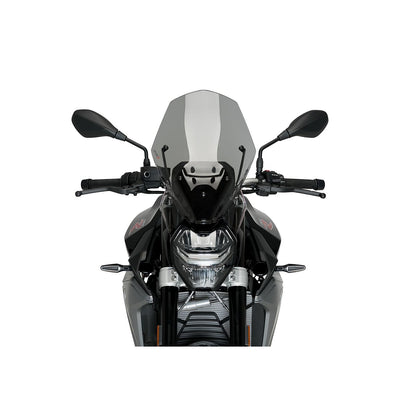 Puig Windscreen Naked New Gen Touring - Smoke Compatible with BMW F900R [MPN: 22488H]_2110756
