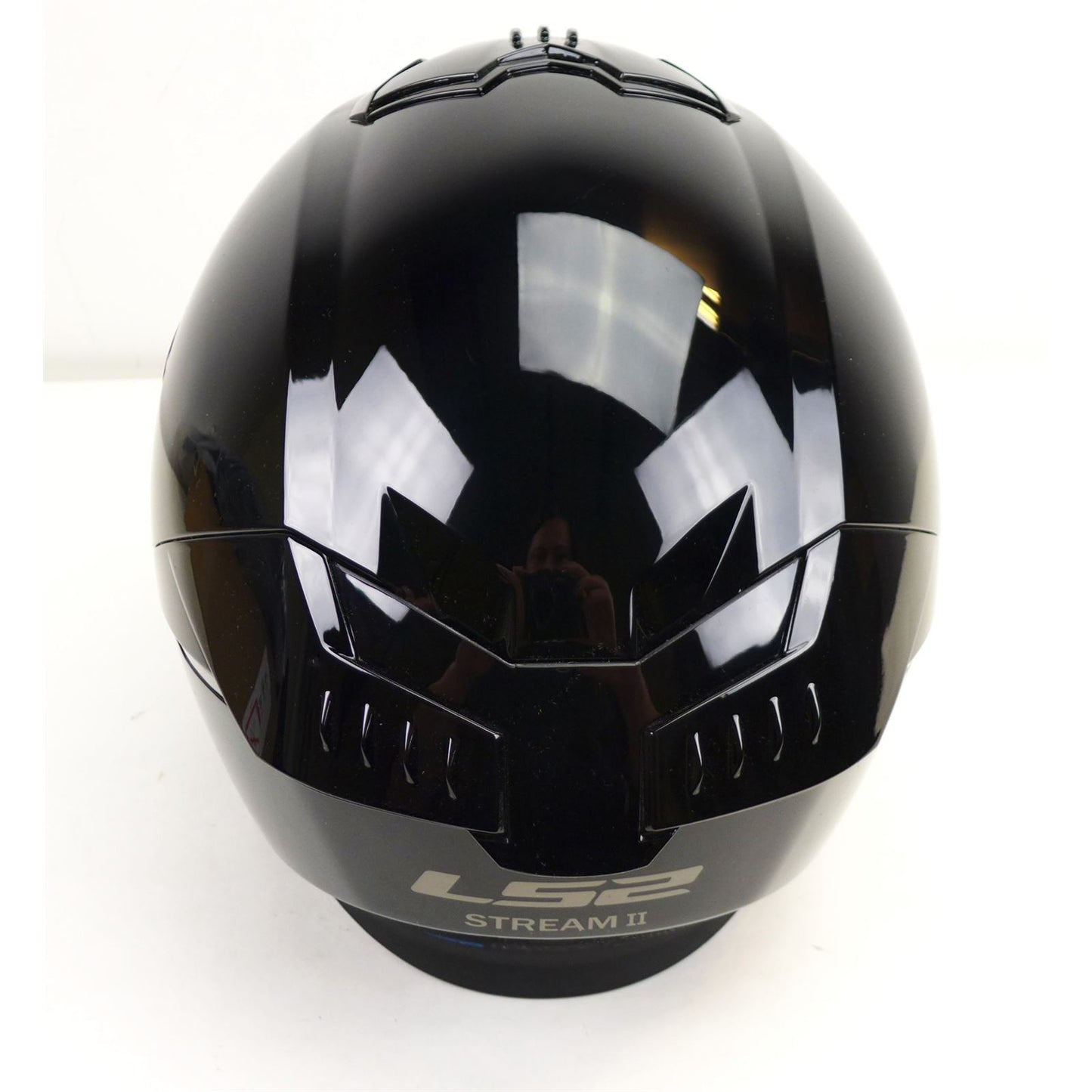 LS2 Stream II Solid Helmet with SunShield - Gloss Black - XL OPEN BOX [MPN: 808-1005]_2110332