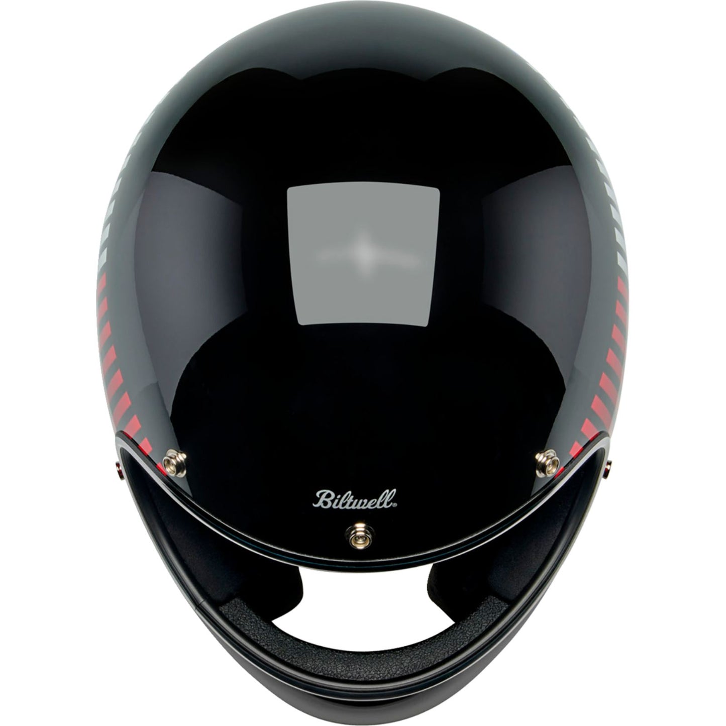 Biltwell Inc. Gringo Helmet - Raceflow - Black/Red/White/Blue_2114578