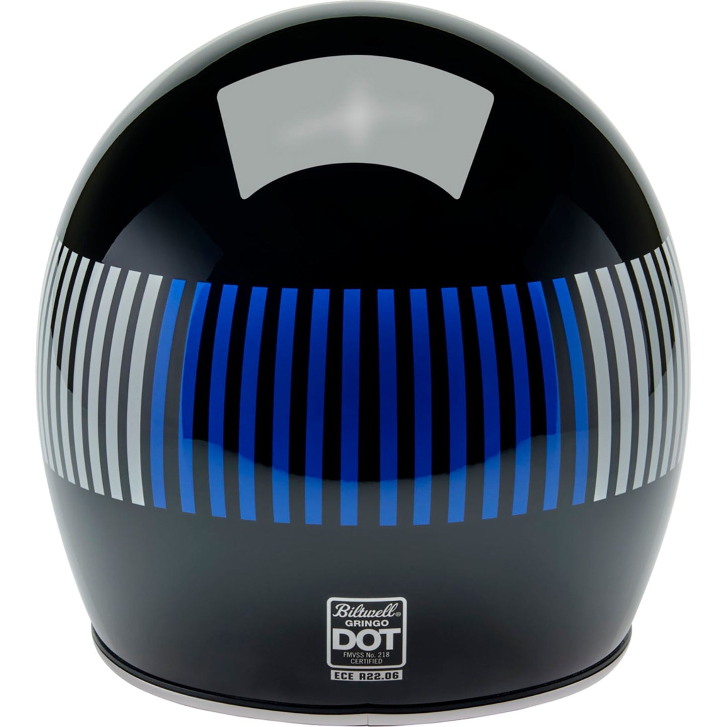 Biltwell Inc. Gringo Helmet - Raceflow - Black/Red/White/Blue_2114784
