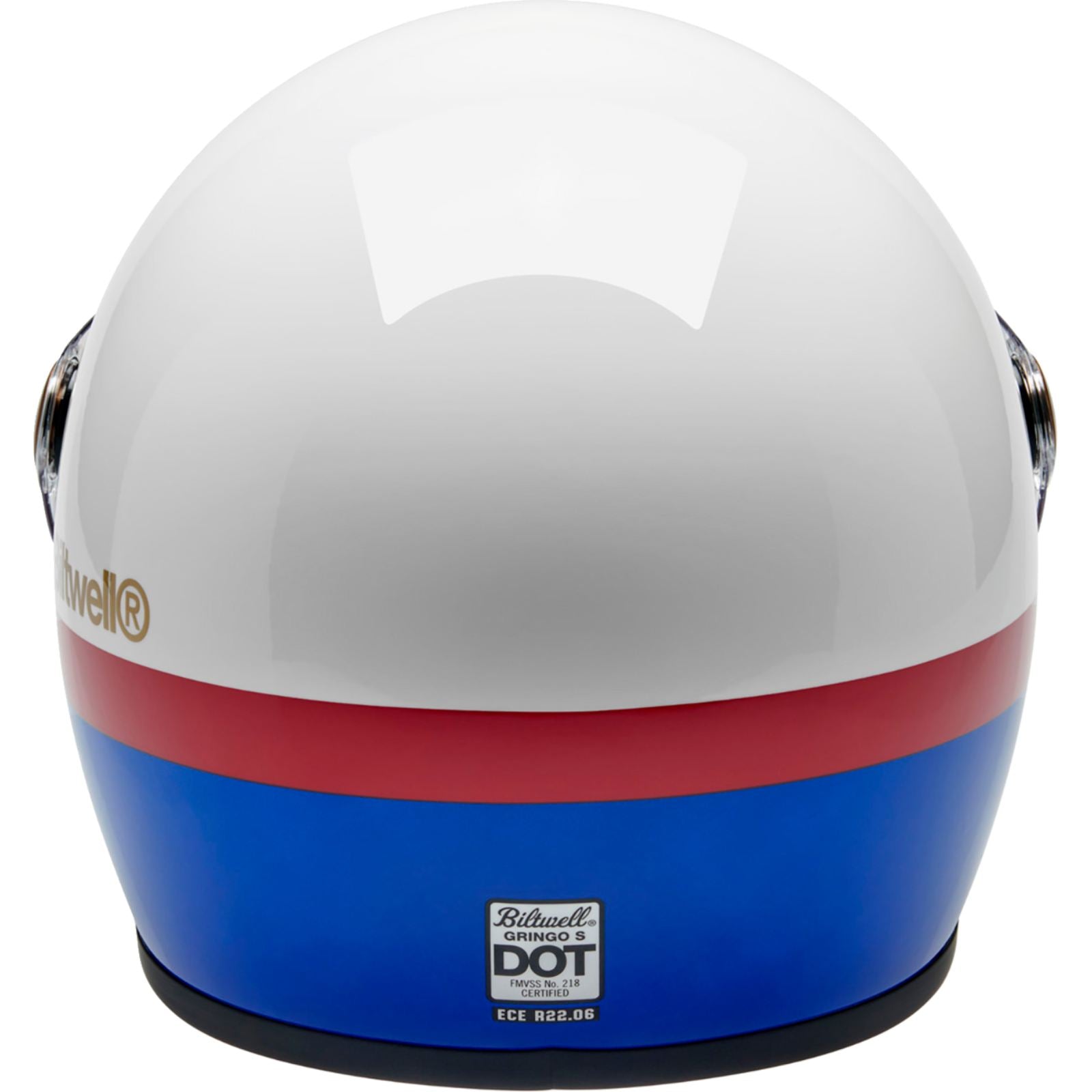Biltwell Inc. Gringo S Helmet - Apex - White/Red/Blue_2113082
