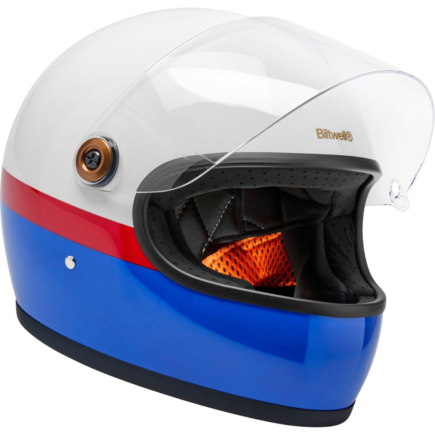 Biltwell Inc. Gringo S Helmet - Apex - White/Red/Blue_2114863
