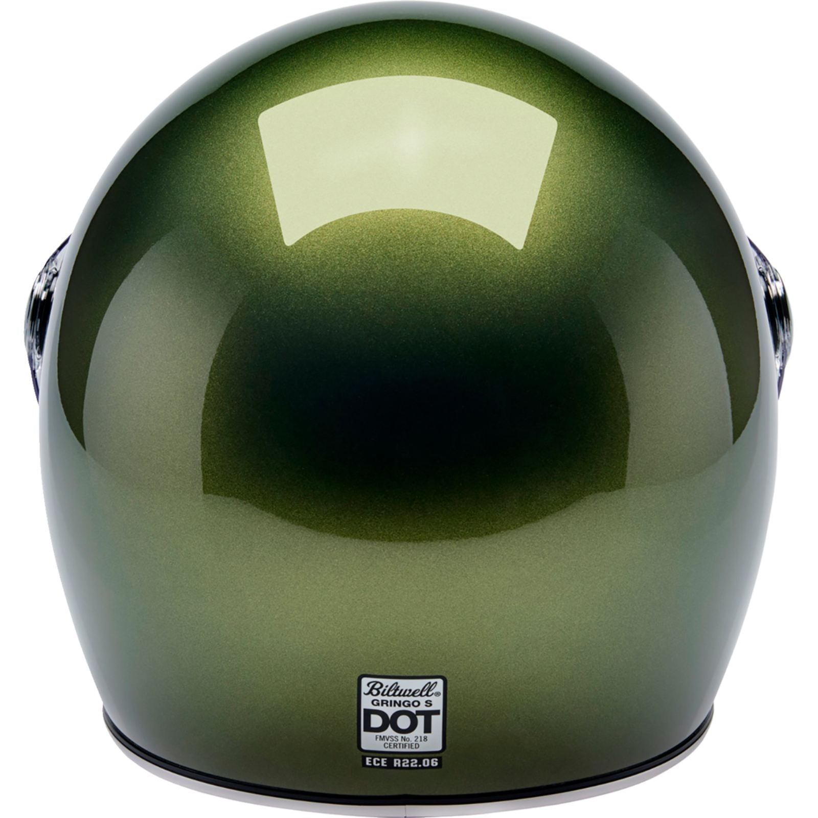 Biltwell Inc. Gringo S Helmet - Metallic Dart Green_2113735