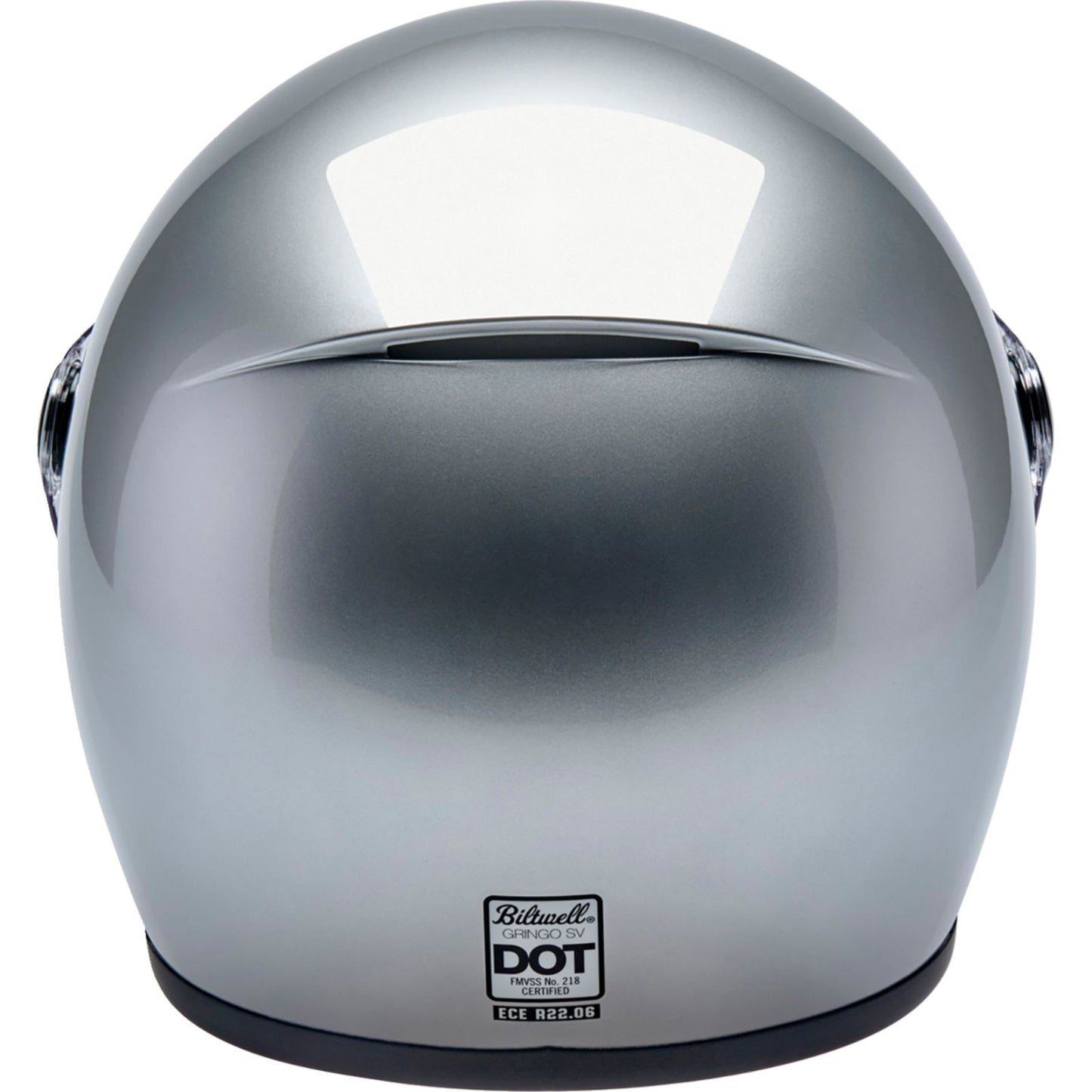 Biltwell Inc. Gringo SV Helmet - Gloss Silver_2114654