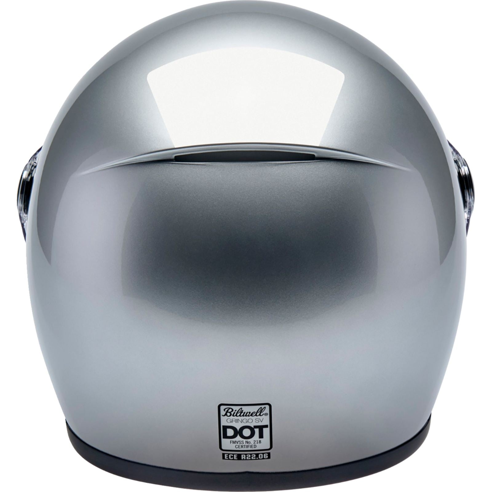 Biltwell Inc. Gringo SV Helmet - Gloss Silver_2114654