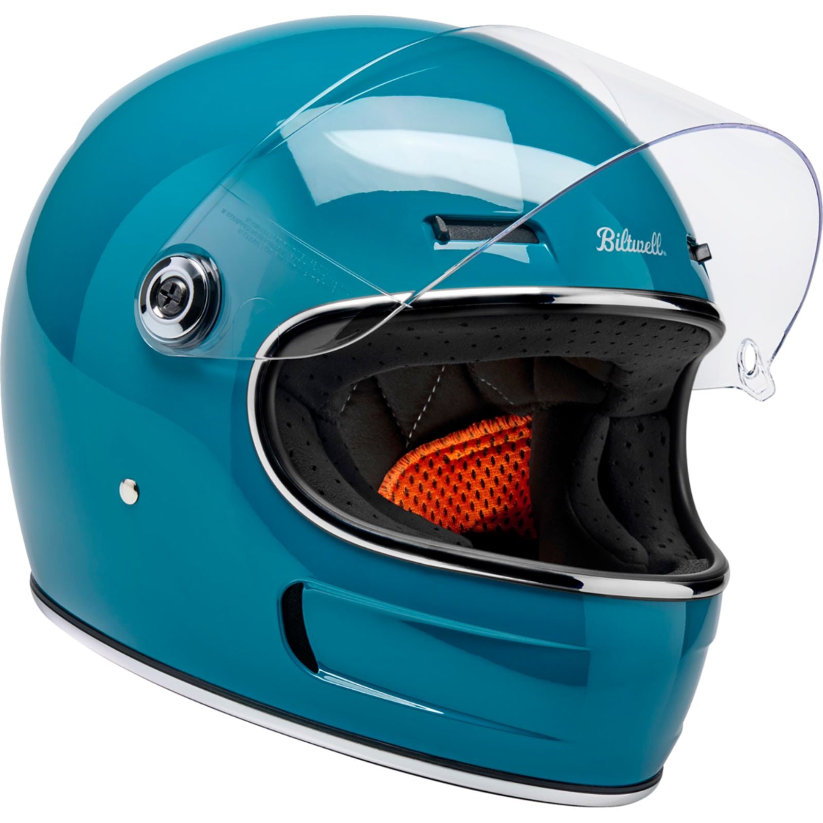 Biltwell Inc. Gringo SV Helmet - Gloss Atlantic Teal_2113876
