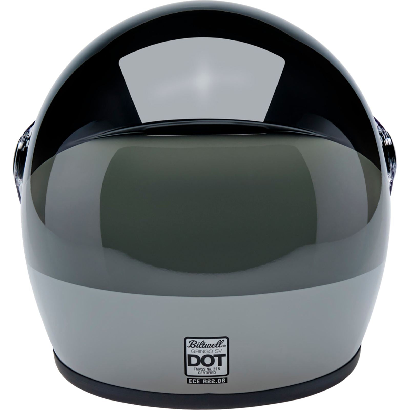 Biltwell Inc. Gringo SV Helmet - Intersection - Black/Orange/Gray_2113152