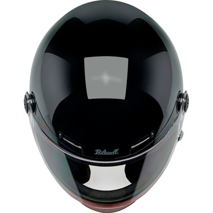 Biltwell Inc. Gringo SV Helmet - Intersection - Black/Orange/Gray_2113249