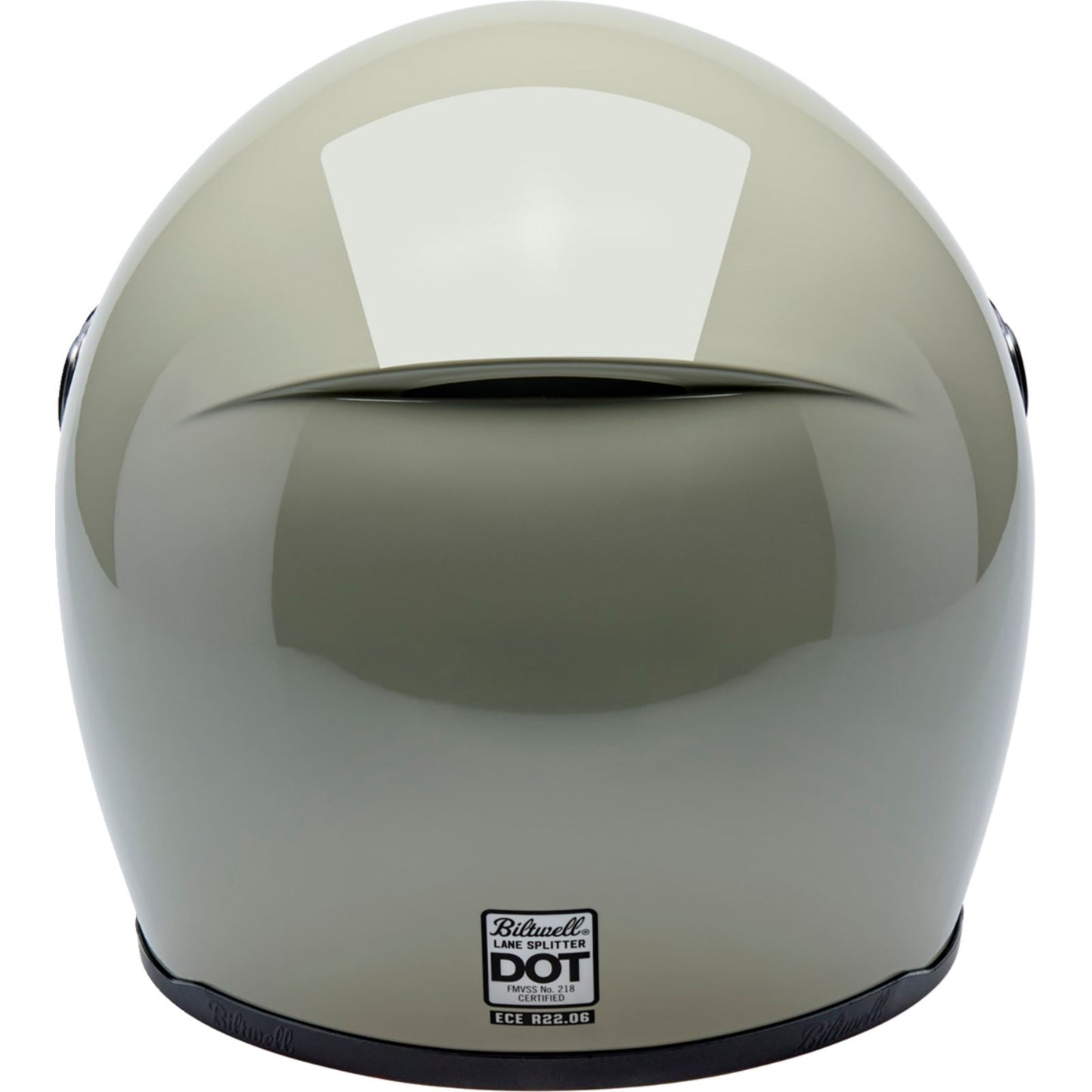 Biltwell Inc. Lane Splitter Helmet - Gloss Chalk_2113901