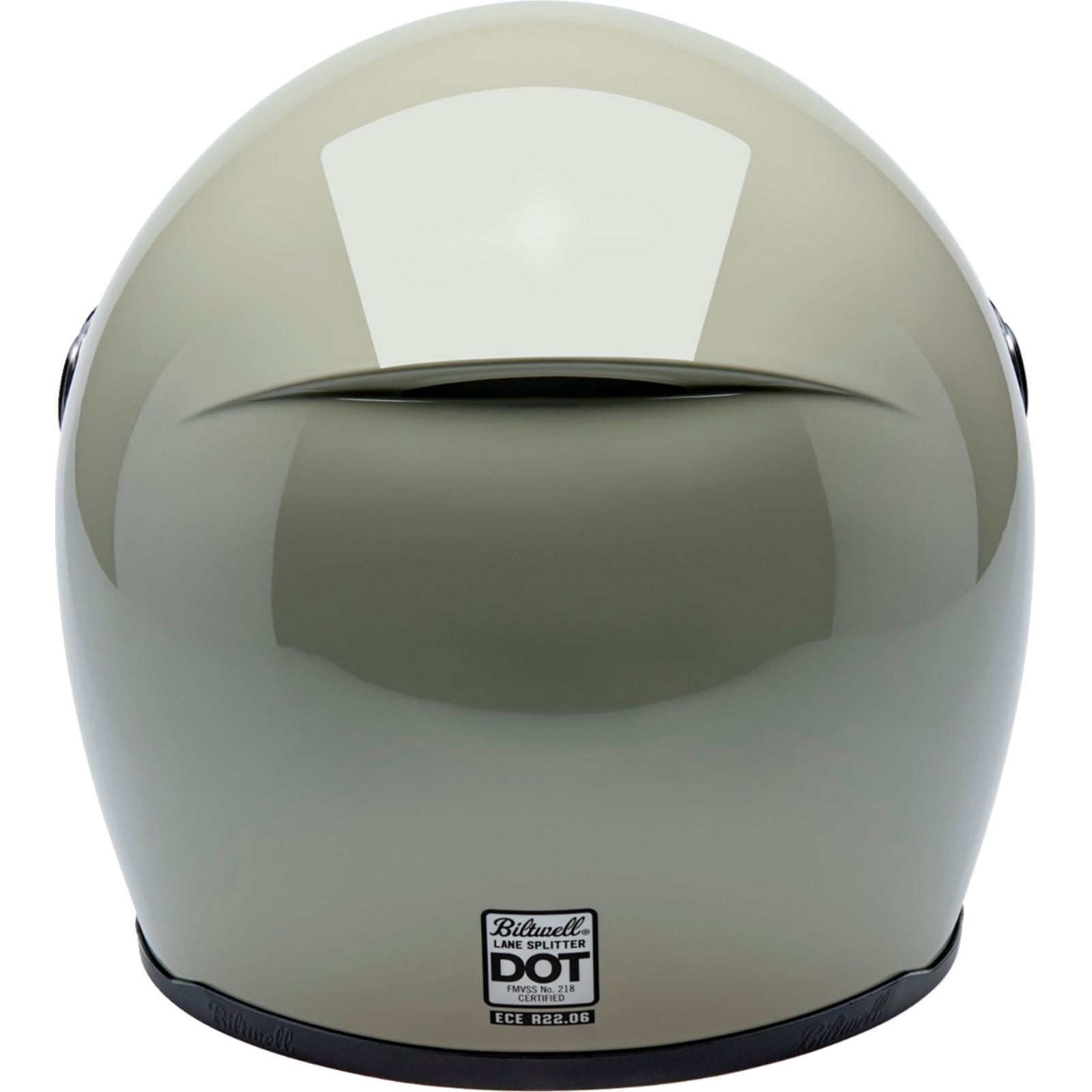 Biltwell Inc. Lane Splitter Helmet - Gloss Chalk_2113901