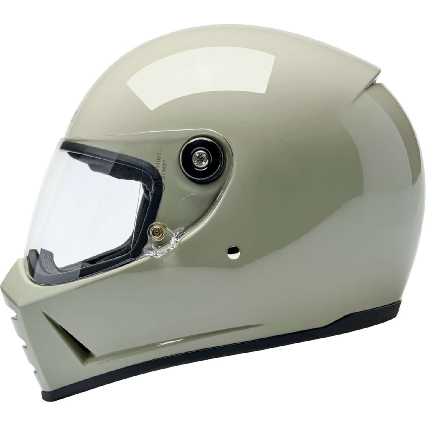 Biltwell Inc. Lane Splitter Helmet - Gloss Chalk_2114483