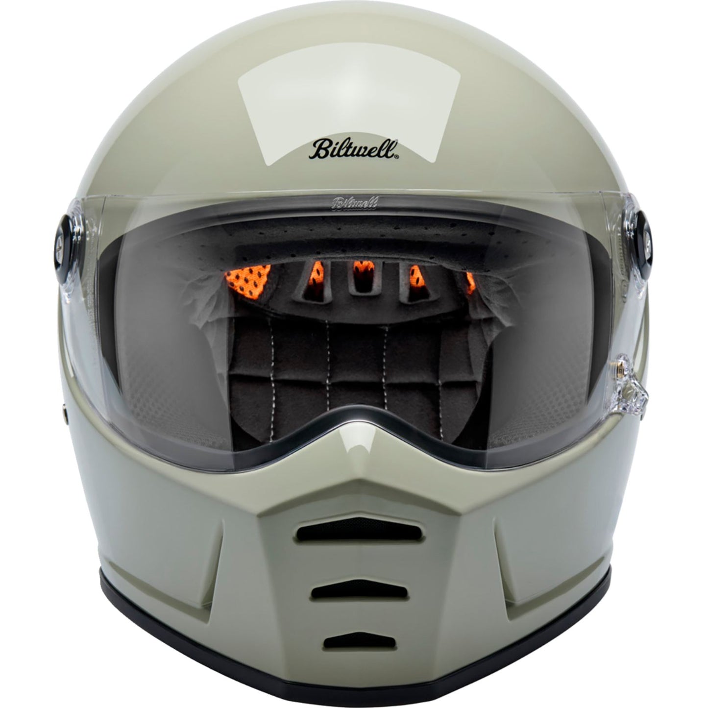 Biltwell Inc. Lane Splitter Helmet - Gloss Chalk_2115087