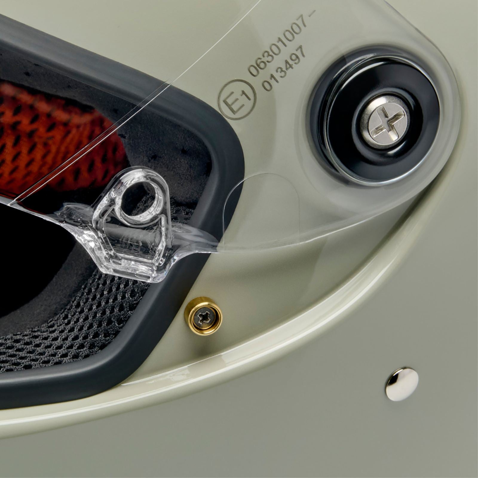 Biltwell Inc. Lane Splitter Helmet - Gloss Chalk_2115015