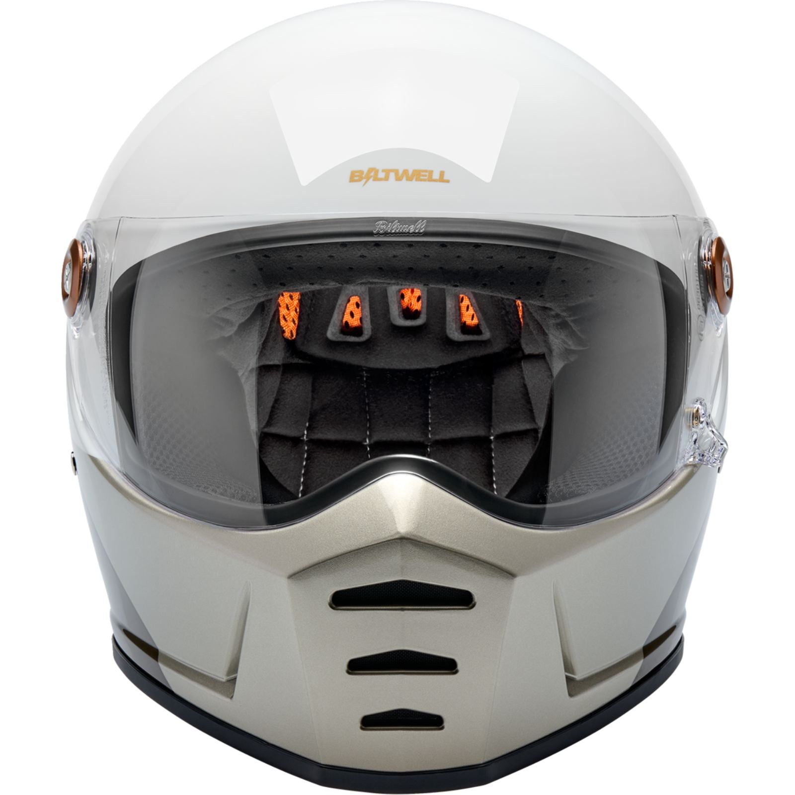 Biltwell Inc. Lane Splitter Helmet - Intersection - Gold/Silver/Bronze_2113772