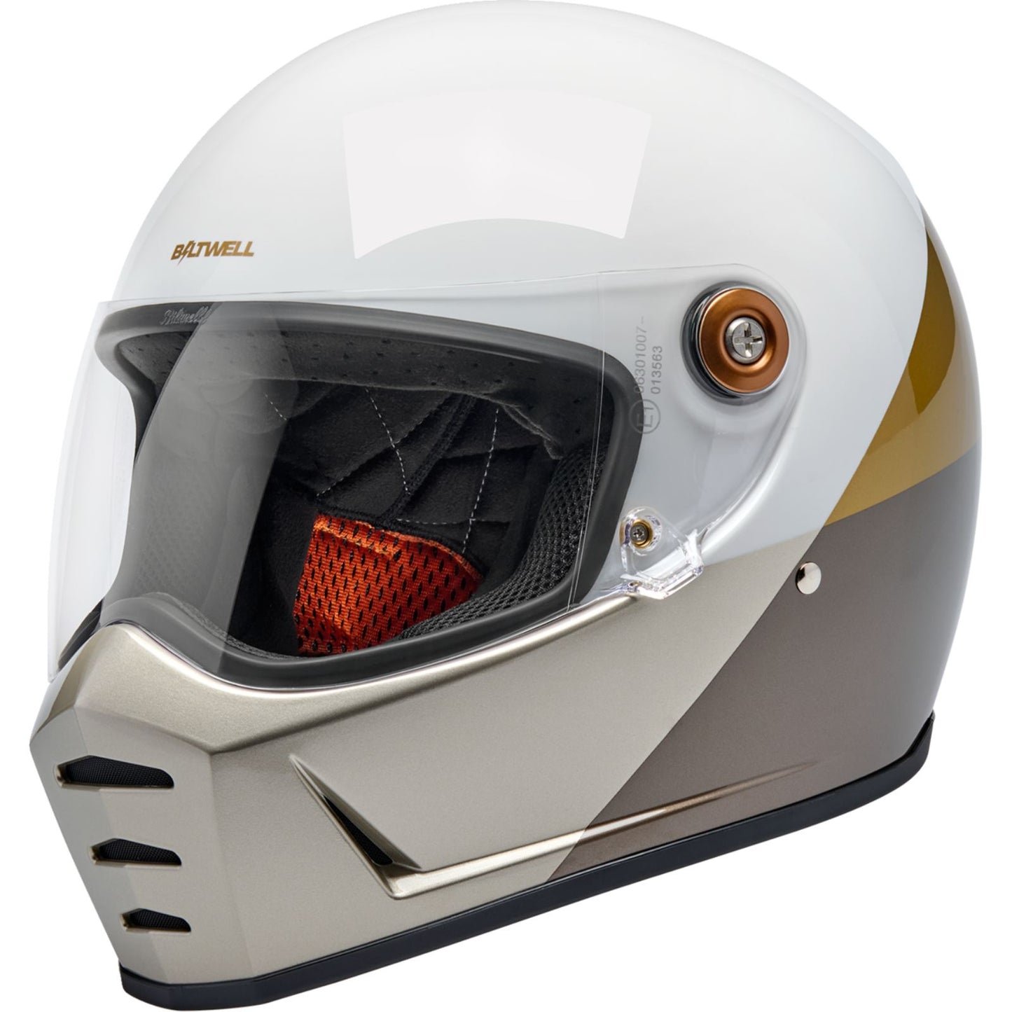 Biltwell Inc. Lane Splitter Helmet - Intersection - Gold/Silver/Bronze_2115047
