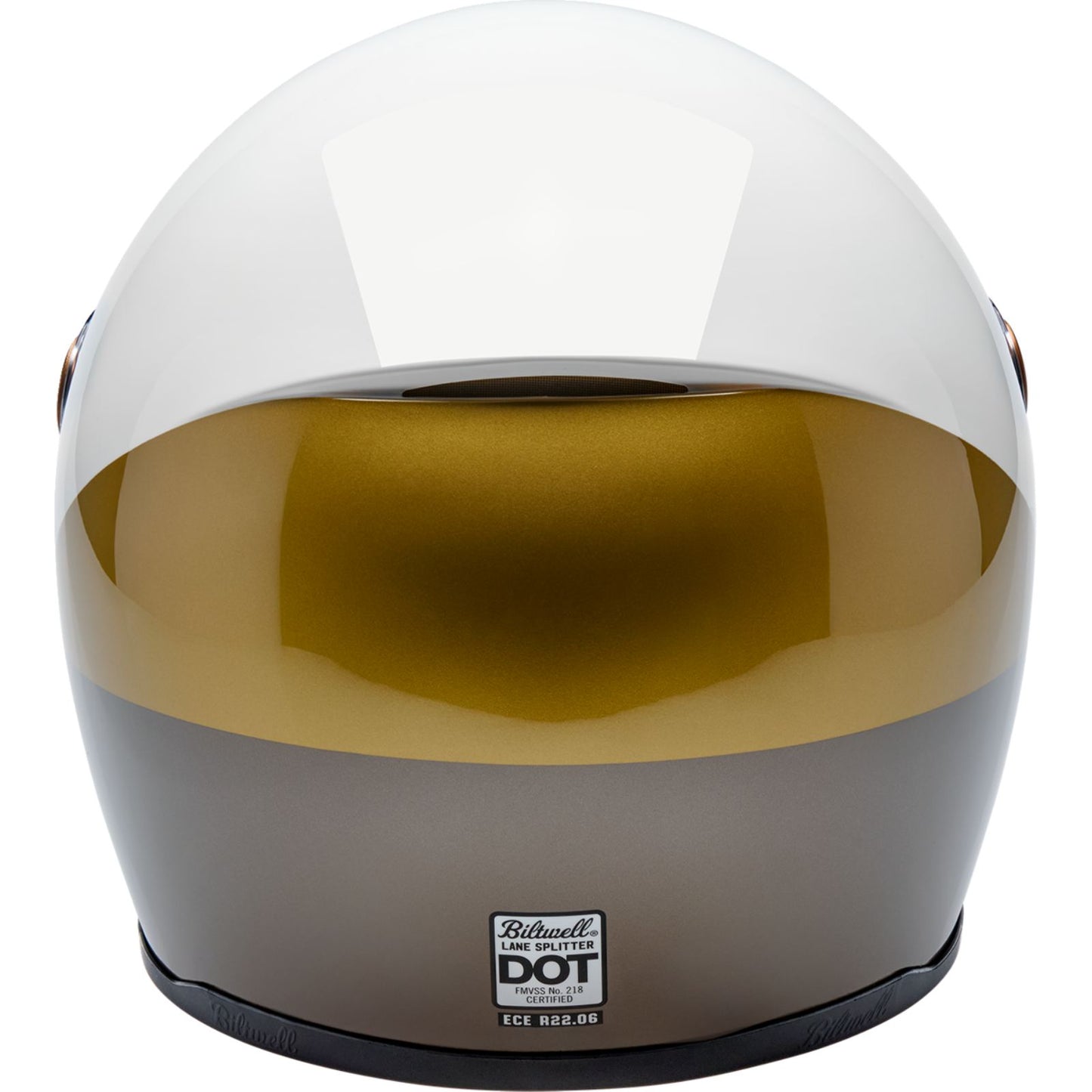 Biltwell Inc. Lane Splitter Helmet - Intersection - Gold/Silver/Bronze_2115218