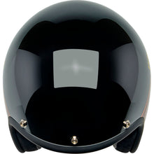 Biltwell Inc. Bonanza Helmet - Lightspeed - Gloss Black/Orange/Yellow_2113551