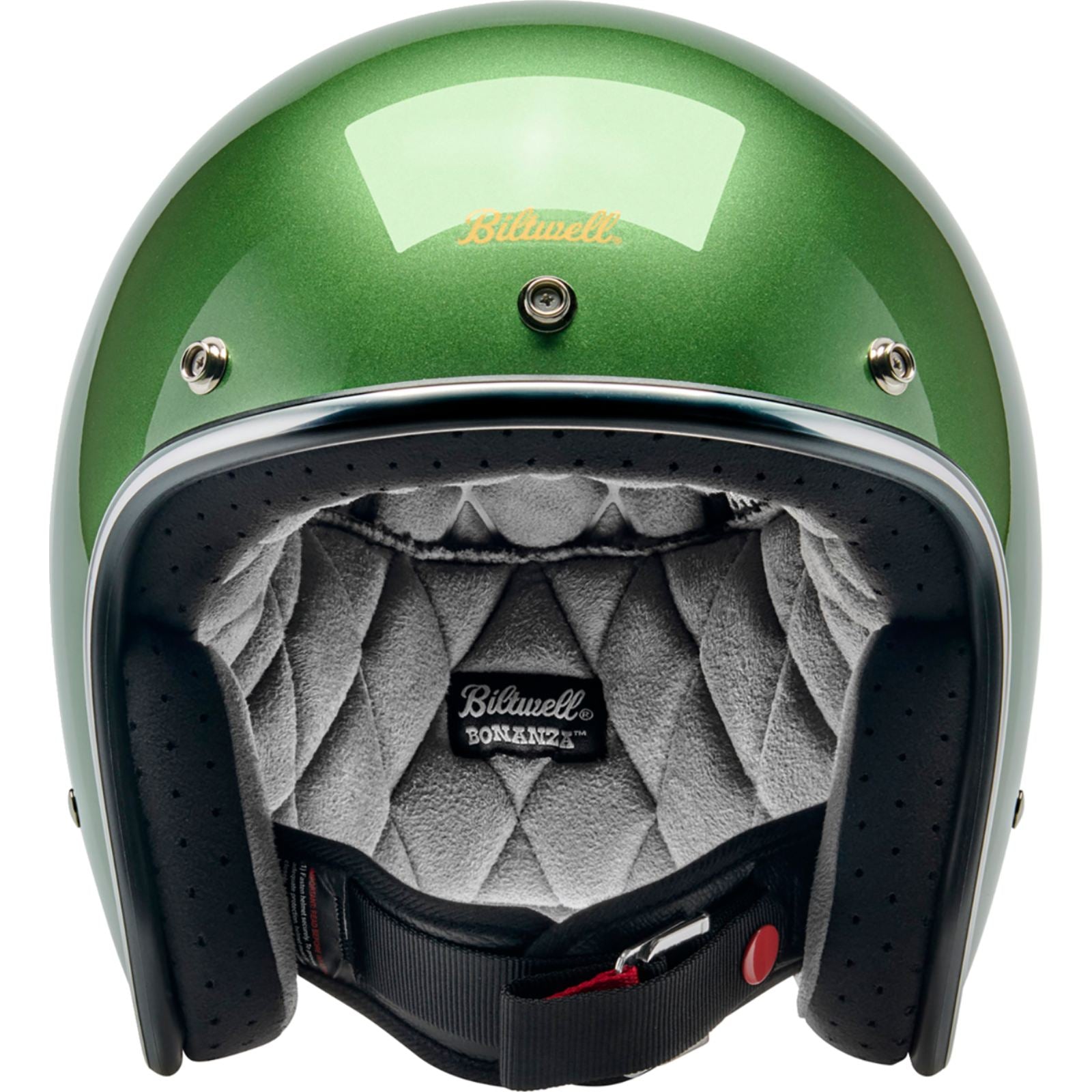 Biltwell Inc. Bonanza Helmet - Metallic Irish Green_2114308