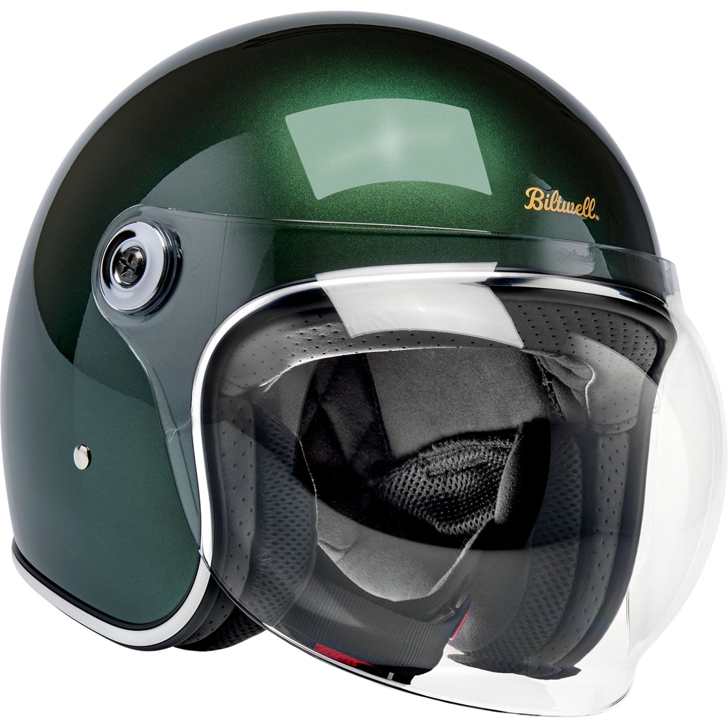 Biltwell Inc. Tahoe™ Helmet - Solid - Metallic Sierra Green_2113100