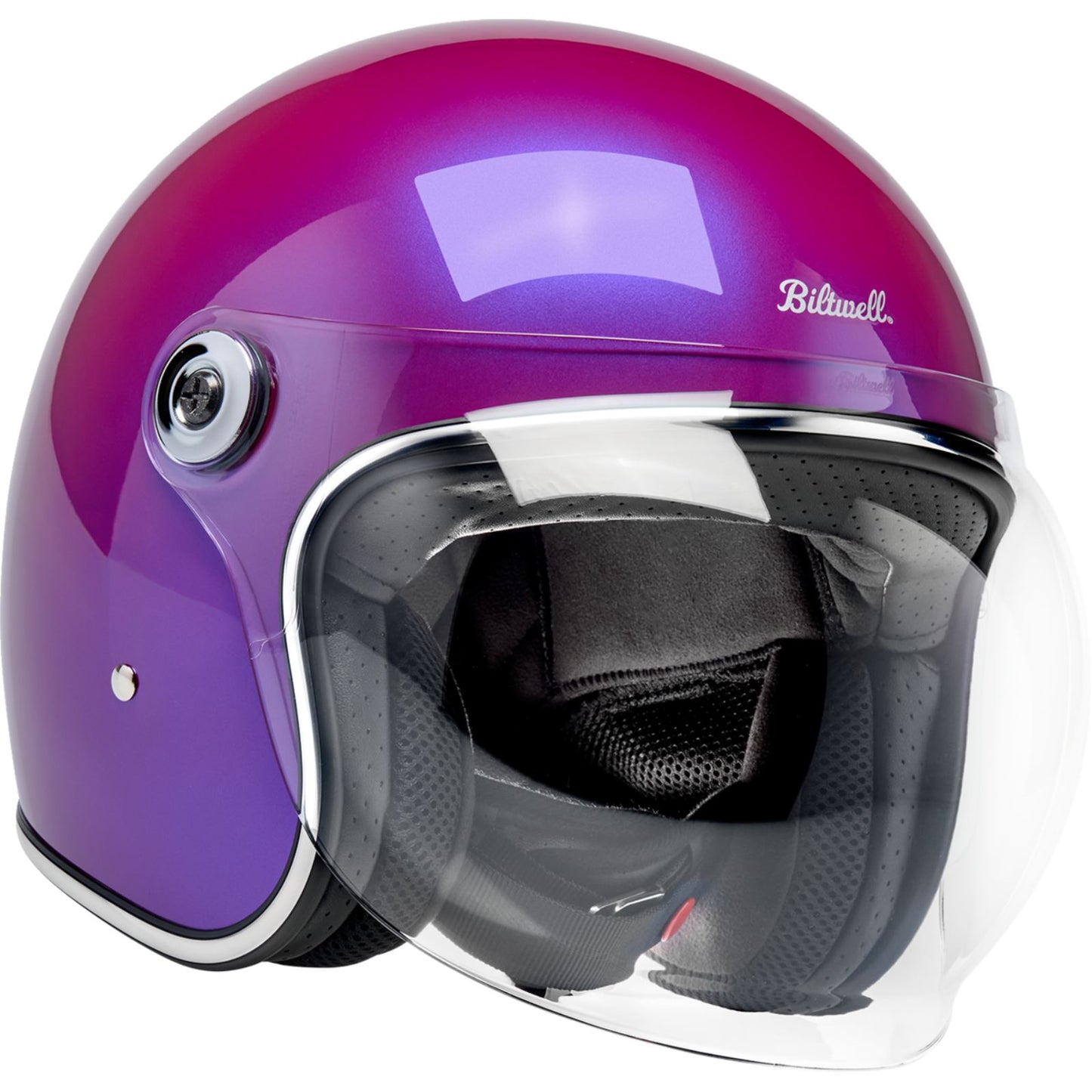 Biltwell Inc. Tahoe™ Helmet - Solid - Metallic Grape_2113697