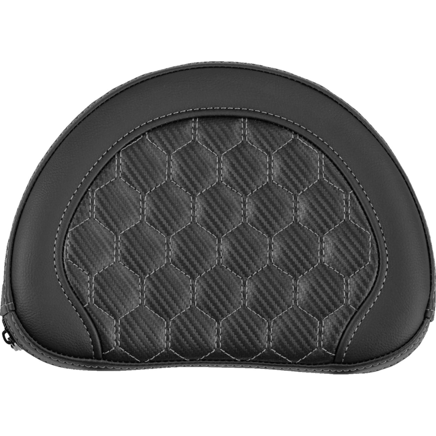 Saddlemen Contour Sissy Bar Pad - Honeycomb - Gray Stitch - Universal [MPN: 051319002]_2113568