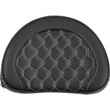 Saddlemen Contour Sissy Bar Pad - Honeycomb - Silver Stitch - Universal [MPN: 051319005]_2114987