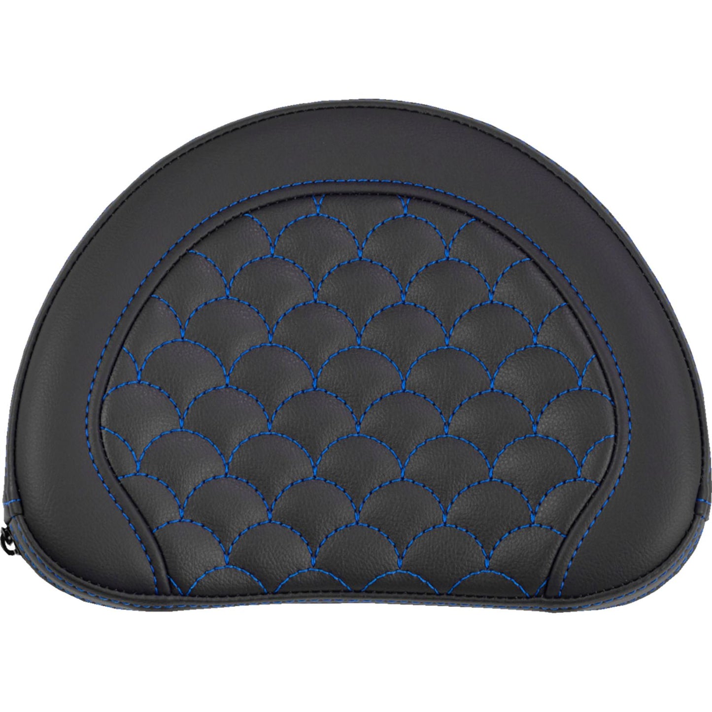 Saddlemen Contoured Sissy Bar Pad - Dragon Scale - Blue Stitch [MPN: 051320901]_2113680